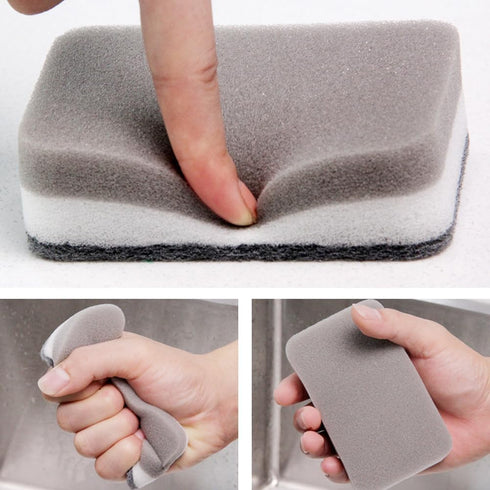 lasenersm 10 Pieces Dishwashing Sponge Kitchen Dishwashing Sponge Non Scratch Scouring Pad Non-Scratch Scouring Pad Non