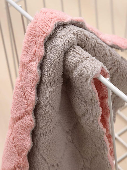 24 Pack Cleaning Cloth Kitchen Cloth, Super Absorbent Coral Velvet Dishtowels, Microfiber Quick Dry Rags