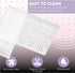 Mantello White Makeup Organizer for Vanity, Cosmetic Organizer for Toiletries and Makeup, Storage for Vanity