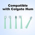 Replacement Toothbrush Heads 10 Pack Compatible with Colgate Hum Smart Battery Electric Toothbrush
