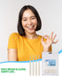 Interdental Brush, 80pcs Disposable Toothpick Dental Flossing Tools, Oral Hygiene Flosser Tooth Cleaning Head (White