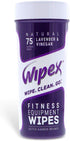 Wipex Gym Wipes & Screen Wipes Combo Pack, 75ct Canister for Fitness Equipment & 24ct Touch Screen Wipes