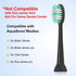 Everystep Replacement Toothbrush Heads 10 Pack, Compatible with AquaSonic Black Series, Vibe Series, Duo Series Pro,