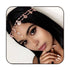 Unsutuo Hair Jewelry Head Chain, Wedding Bohemian Floral Headband Elastic for Women (Rose Gold)