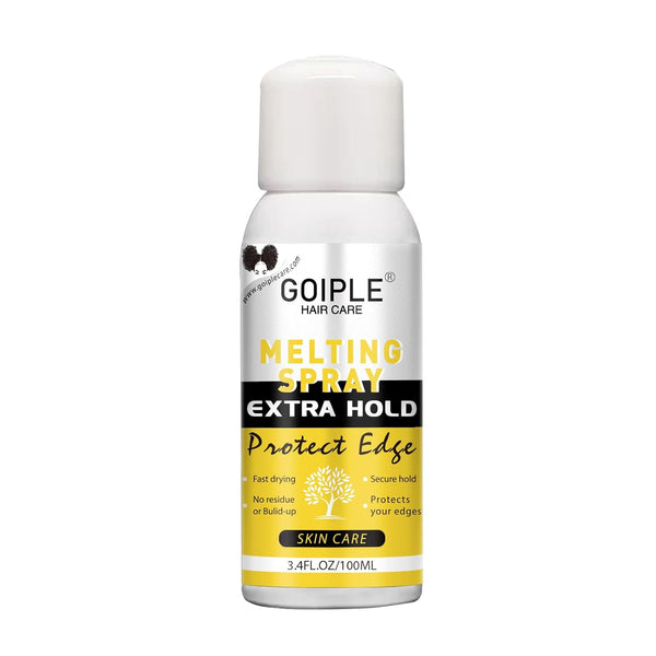 Lace Melting Spray, Glue-Less Hair Adhesive for Wigs, Strong Hold Wig Spray for Closure Front Extensions