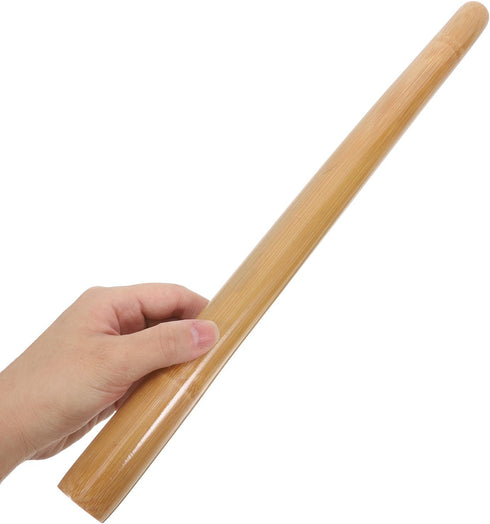 Massage Stick Muscle Roller for Body, Neck Face with Black Storage Bag, Natural Wood Muscle Massager Tool for Full-Body