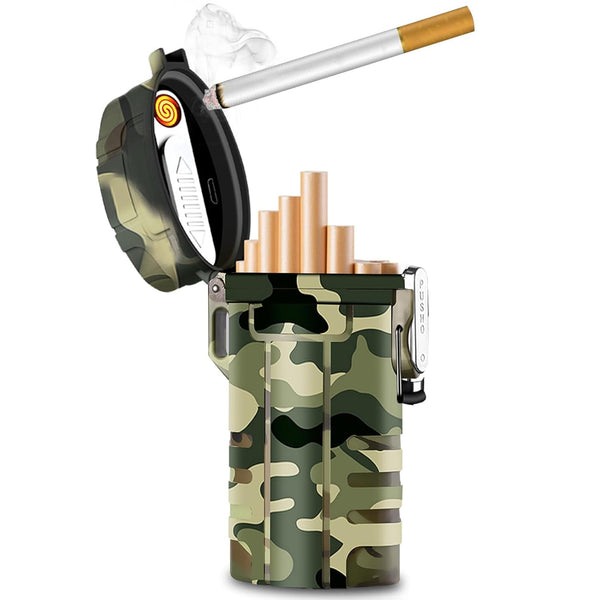 Module Box Waterproof Cigarette Case - Smell Proof Airtight Container for 85mm King Size Cigarettes, Multipurpose