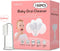 102PCS Baby Tongue Cleaner, Newborn Oral Cleaner Toothbrush, Disposable Infant Toothbrush, Gauze Gum Cleaner Stick, 1