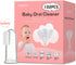 102PCS Baby Tongue Cleaner, Newborn Oral Cleaner Toothbrush, Disposable Infant Toothbrush, Gauze Gum Cleaner Stick, 1