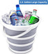 2 Pack Collapsible Buckets, 10L 2.6 Gallon Cleaning Bucket, Folding Portable Small Plastic Water Supplies