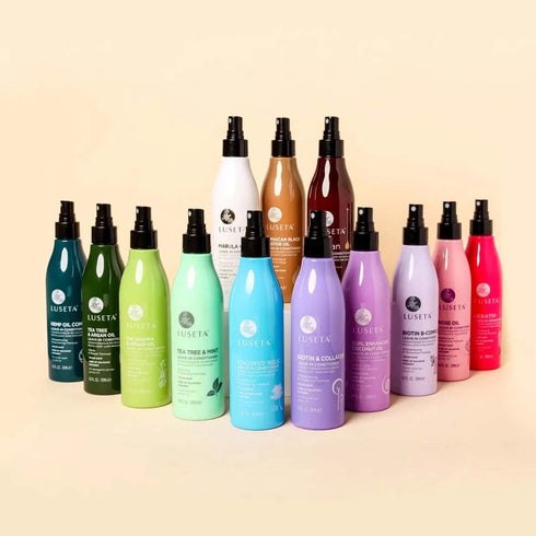 Luseta Biotin Leave in Conditioner, Natural Thickening Volume Conditioner for Dry Damaged Hair, 8.5Fl Oz