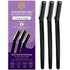 Mom & World ShaveRush Women Precision Face Razors - 5 IN 1 for Instant Hair Removal, Pack of 3