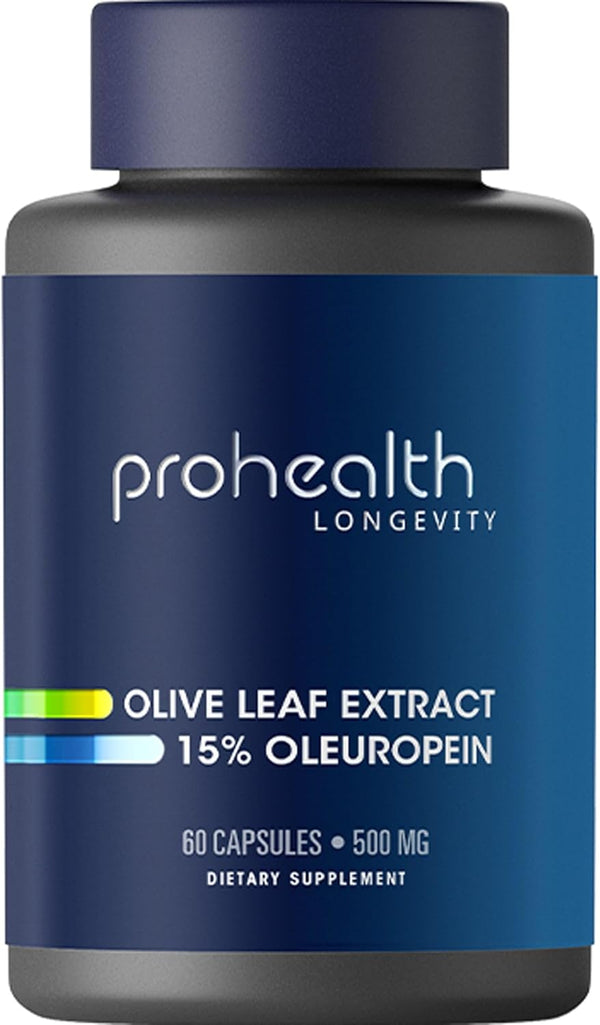 ProHealth Olive Leaf Extract, 500 mg, 60 Veggie Capsules