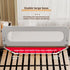 ZOtterly (36 Inch) Baby Bed Rail Guard for Toddlers, Grey, Oxford Fabric, Iron Pipe, Rectangular, Swing Down Bedrail