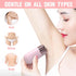 Portable Facial Hair Remover for Women, Painless Electric Shaver with LED Light for Face, Chin, Lip, Bikini