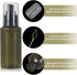 Sookdeo Mini Dispenser, Portable Refillable Bottle with Pump & Lid for Travel, 10 Pack, 3oz, 100ml (Green)