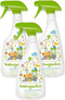 Babyganics Toy & Highchair Cleaner, Pack of 3, Fragrance-Free Multipurpose Household Cleaning