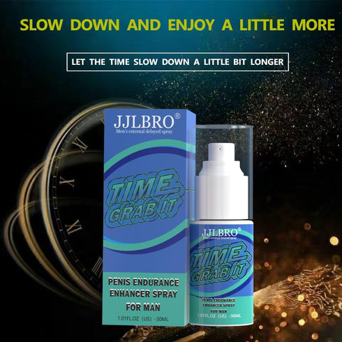 JJLBRO Men's Best Delay Spray Time Grab It for Long Last | Delay Sprayer for Man Heavy Duty | Travel Stud Size Enhancer