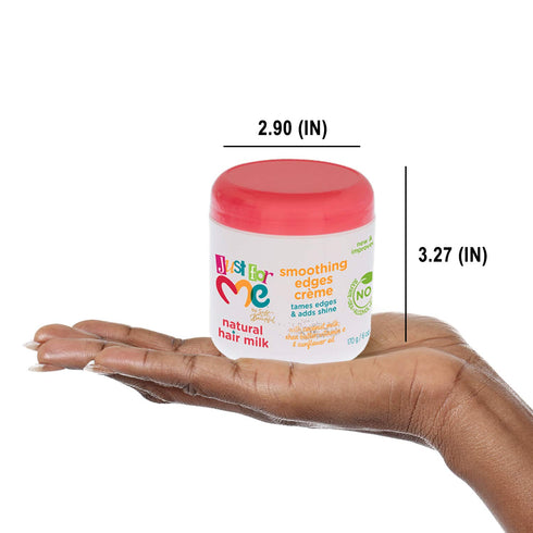 Just For Me Natural Hair Milk Smoothing Edges Creme, 6 Ounce, Tames Edges & Adds Shine