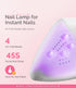 Melodysusie Mini LED UV Nail Lamp, Pocket-Sized, 2 Timers, for Handheld & Desktop Use, P-art04