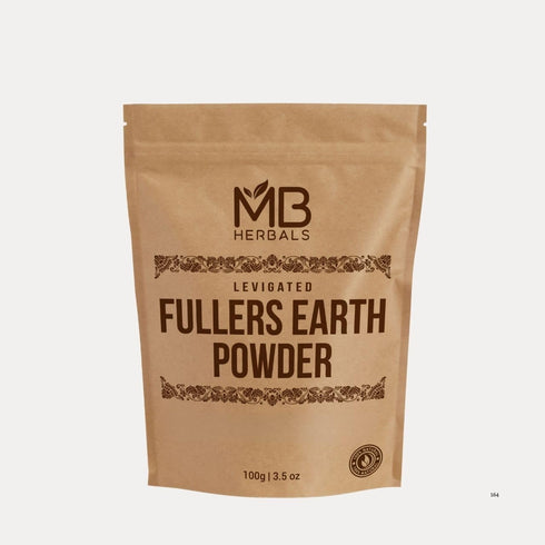 MB Herbals Fullers Earth Powder 100 Gram | Multani Mitti | Bentonite Clay for Face Pack