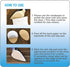 Unikstep 5 Pairs Anti Slip Shoe Sole Grips, Non Skid Rubber Pads for Bottom and Heel