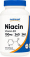 Nutricost Niacin (Vitamin B3) 100mg, 240 Capsules, Non-GMO, Gluten Free