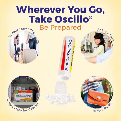 Boiron Oscillococcinum - Relief from Flu-Like Symptoms, Body Aches, Headache, Fever, 60 Count (2 Pack of 30)