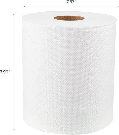 JS-CPW600 2-Ply 3600 6 Karat Center Pull Paper Towels, White, Sheets/Roll - Case of rolls