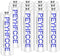 PEYHFCCE 1500mAh Rechargeable AA Batteries, 1.2V NiMH Solar AA Battery for Outdoor Solar