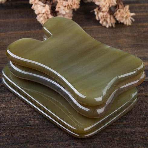 ZHAO SHOP Gua Sha Tablets, Natural Skincare Massage Tool, Facial Back Gua Sha Board, Rejuvenating Skin, Reduce