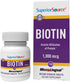 Superior Source Biotin 1000 mcg, Quick Dissolve MicroLingual Tablets, 100 Count, Supports Hair, Skin, Nail Growth