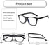 SIGVAN Progressive Multifocal Computer Glasses for Women Men, Blue Light Blocking Reading Glasses (2 Black, 2.75)