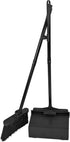 Set 36" 2-Piece Commercial Carlisle FoodService Products Duo-Pan Lobby Broom and Dustpan Upright Broom with Handle