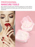 Nail Soaking Bowl with Triangle Cuticle Peeler, Stainless Steel Cuticle Pusher, 3pcs Set for Gel Polish Removal