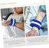 HAKIDZEL 4Pcs Patient Hospital Limb Holders for Blue Strap for Bedridden Safety Easy to Use with Quick Release Buckle