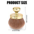Large Self Tanning Brush, Oval Body Makeup Tan Brush with Wide Brush Head Self Tanner Brush Applicator Sunscreen Brush for Makeup Legs Arms Face Body (Gold)