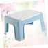 BESPORTBLE Plastic Stool Lightweight Footstool for Small Portable Footrest Sky-Blue Shock-Resistant Load-Bearing