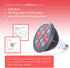 Red Light Therapy Device - Red Near Infrared 660nm 850nm, 12 LEDs for Skin Health and Pain Relief