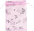 QIANHAILIZZ 5 x 7 Inch 100 Pink Butterfly Organza Jewelry Gift Pouch Candy Pouches Drawstring Wedding Favor Bags