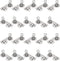 Fielect 20Pcs AA Battery Spring Plate Positive Negative Conversion Spring Contact Nickeling Plate