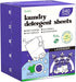 Lavender Laundry Detergent Sheets, 240 Loads - Eco-Friendly, Plant-Based, Hypoallergenic, No Plastic Jug