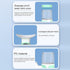 JBGYNU 20ml 3 Nano Eye Mist Sprayer, Eye Steamer for Dry Eye, Water Tank Capacity, with Cold & Hot Compress Modes