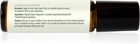 Plant Therapy Organic Lavender Essential Oil - 100% Pure, Pre-Diluted Roll-On, Natural Aromatherapy, Therapeutic Grade