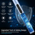ARECTECH Electric Candle Lighter Rechargeable Arc Plasma Lighters for Kitchen Camping Christmas Type-C Blue