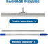 MHM's AquaSlide PushPro - 28-Inch Wide Heavy Duty Floor Squeegee for Industrial Cleaning