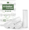 Jaoul 1.2 Gallon Unscented Trash Bags, 100 Count, Strong Small Garbage Bags for Bathroom Can, White Liners