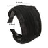 LONEEDY 5 Pack Wide Hard Headband with Teeth for Women & Girls, Pleated Cloth Fabric Hair Hoop