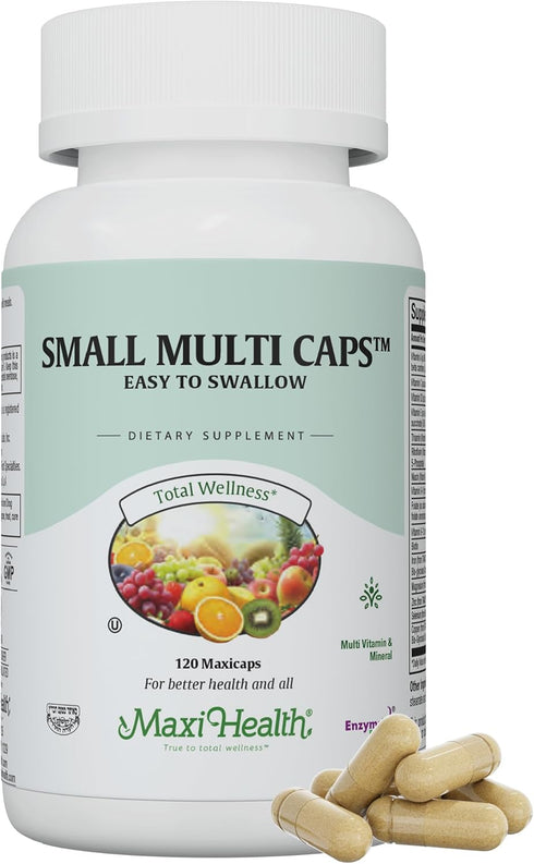 Maxi Health Multivitamin for Women & Men - Daily Vitamins with 30 Nutrients Including Iron, Zinc, Probiotics - 120