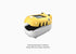 Child Pulse Oximeter Blood Oxygen Saturation Monitor, Yellow, Neck/Wrist Cord, Batteries Included